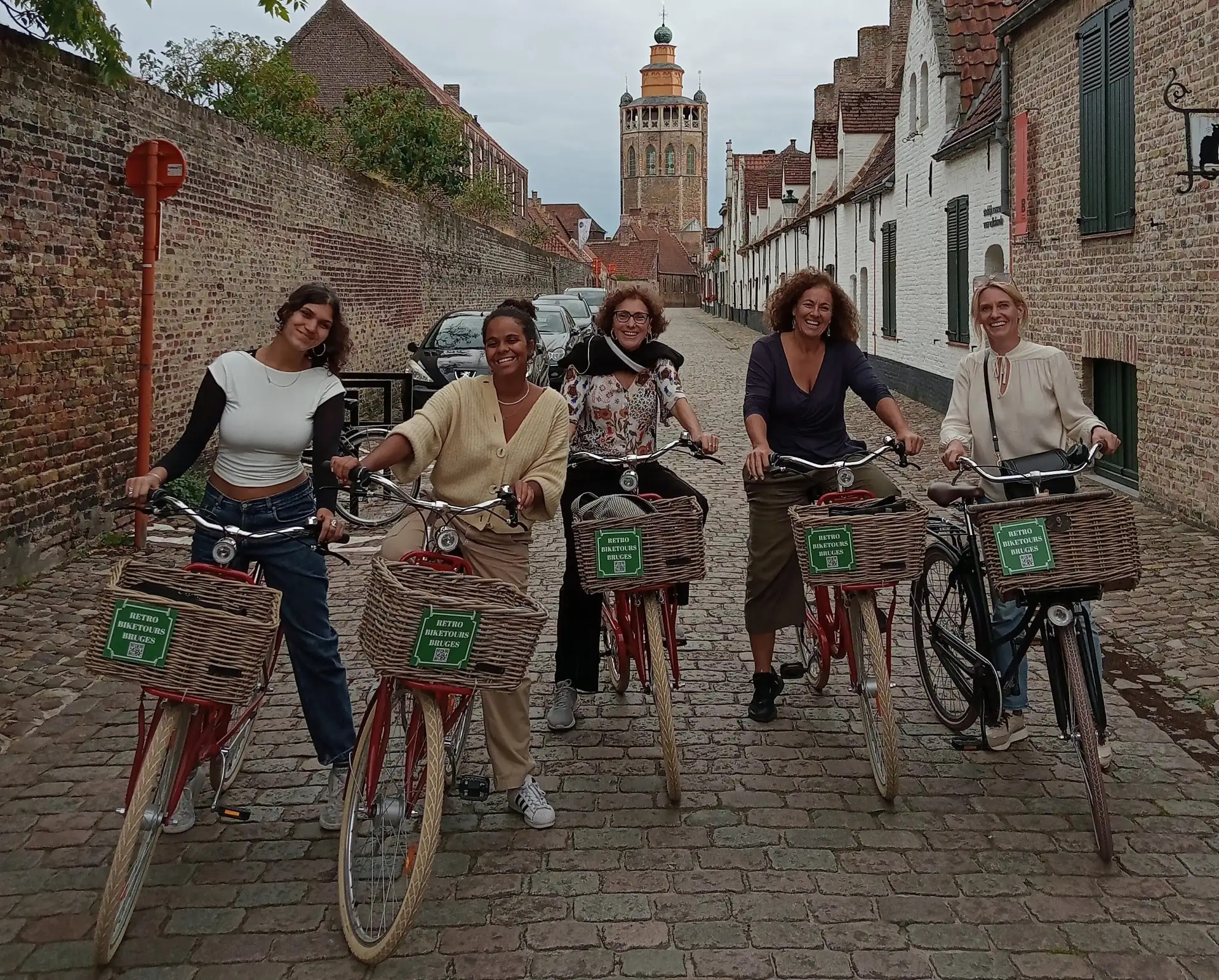 Bike tour through Bruges